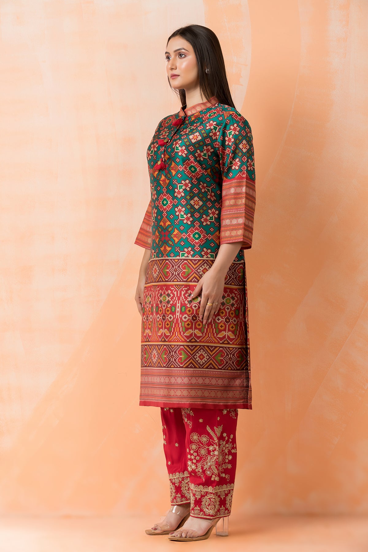 Designer Kurti and Palazzo Set