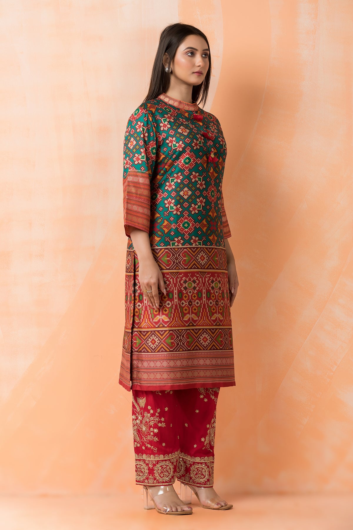 Designer Kurti and Palazzo Set