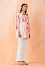Shibori Print hand Embroidered Shirt
