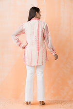 Shibori Print hand Embroidered Shirt