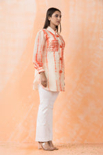 Shibori Print hand Embroidered Shirt