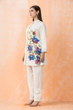 Hand painted Cotton Co-ord Set