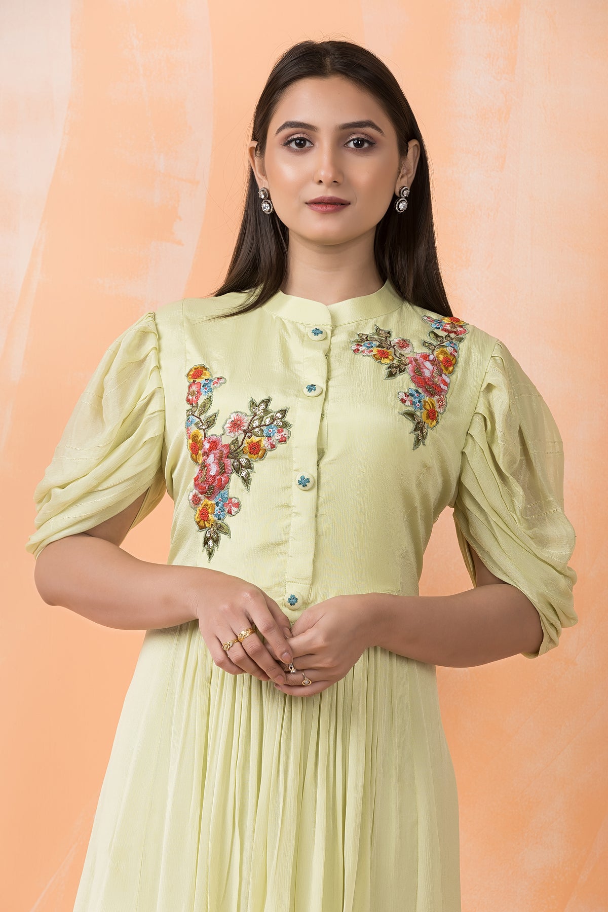 Knee Length Designer Dress