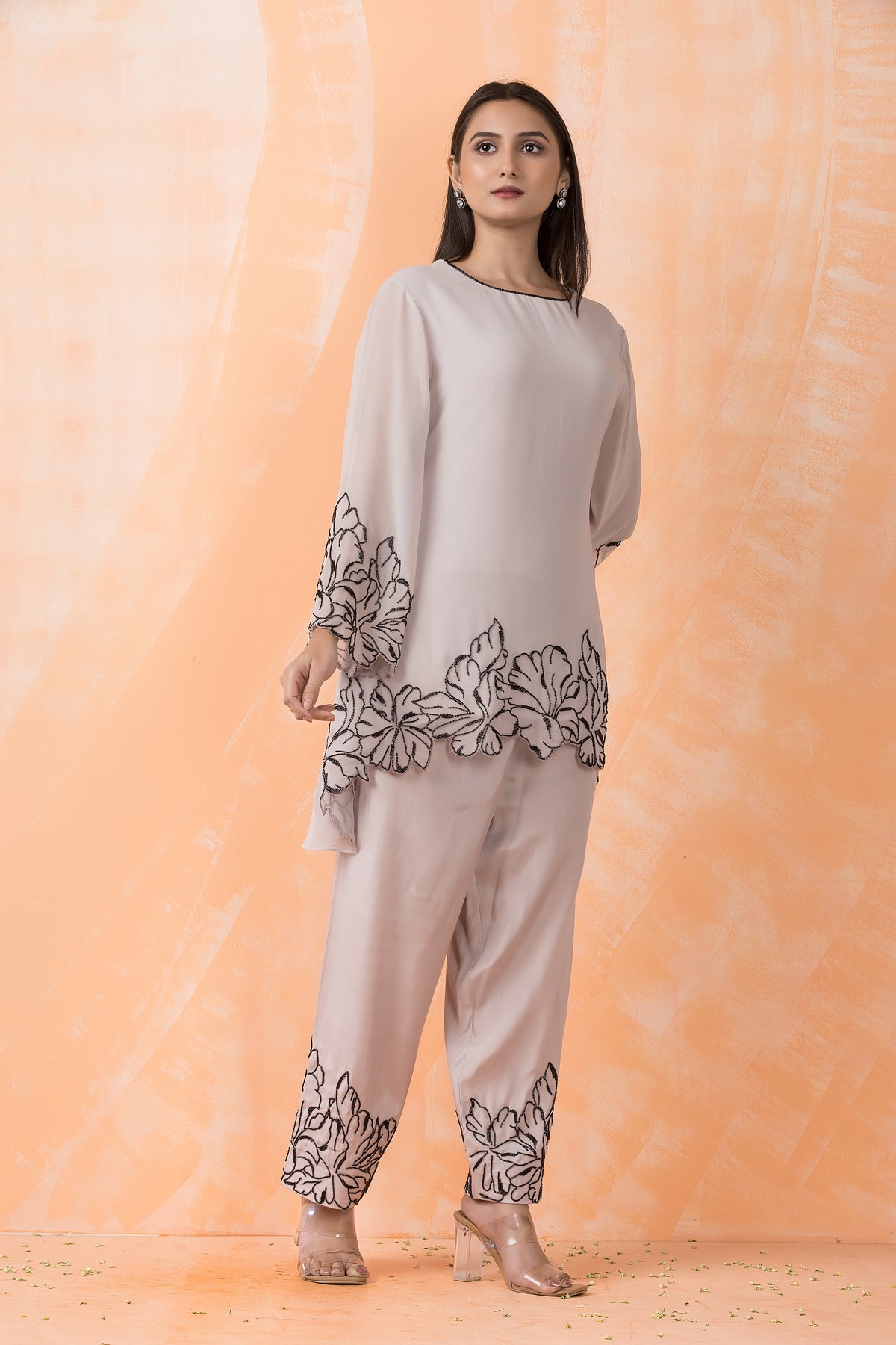 Hand Embroidered Co-Ord Set