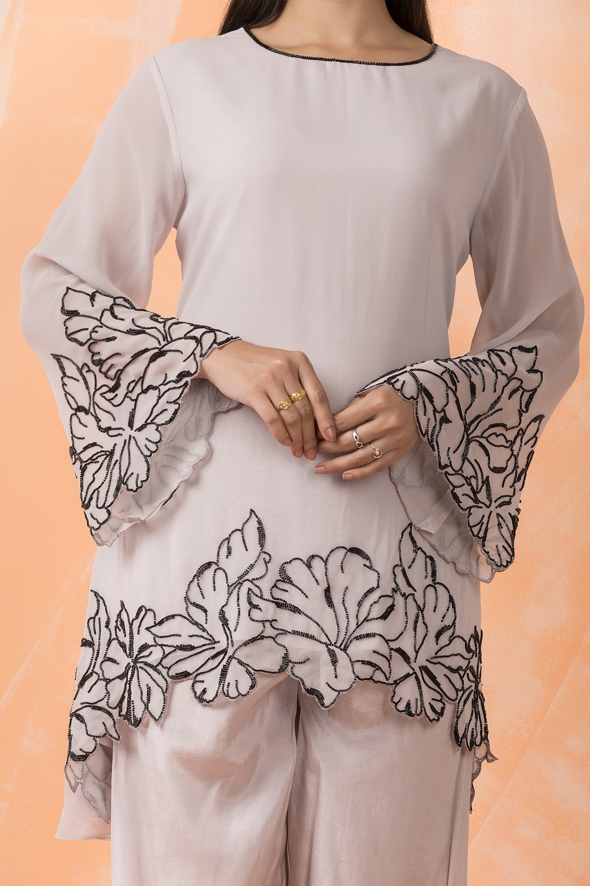 Hand Embroidered Co-Ord Set