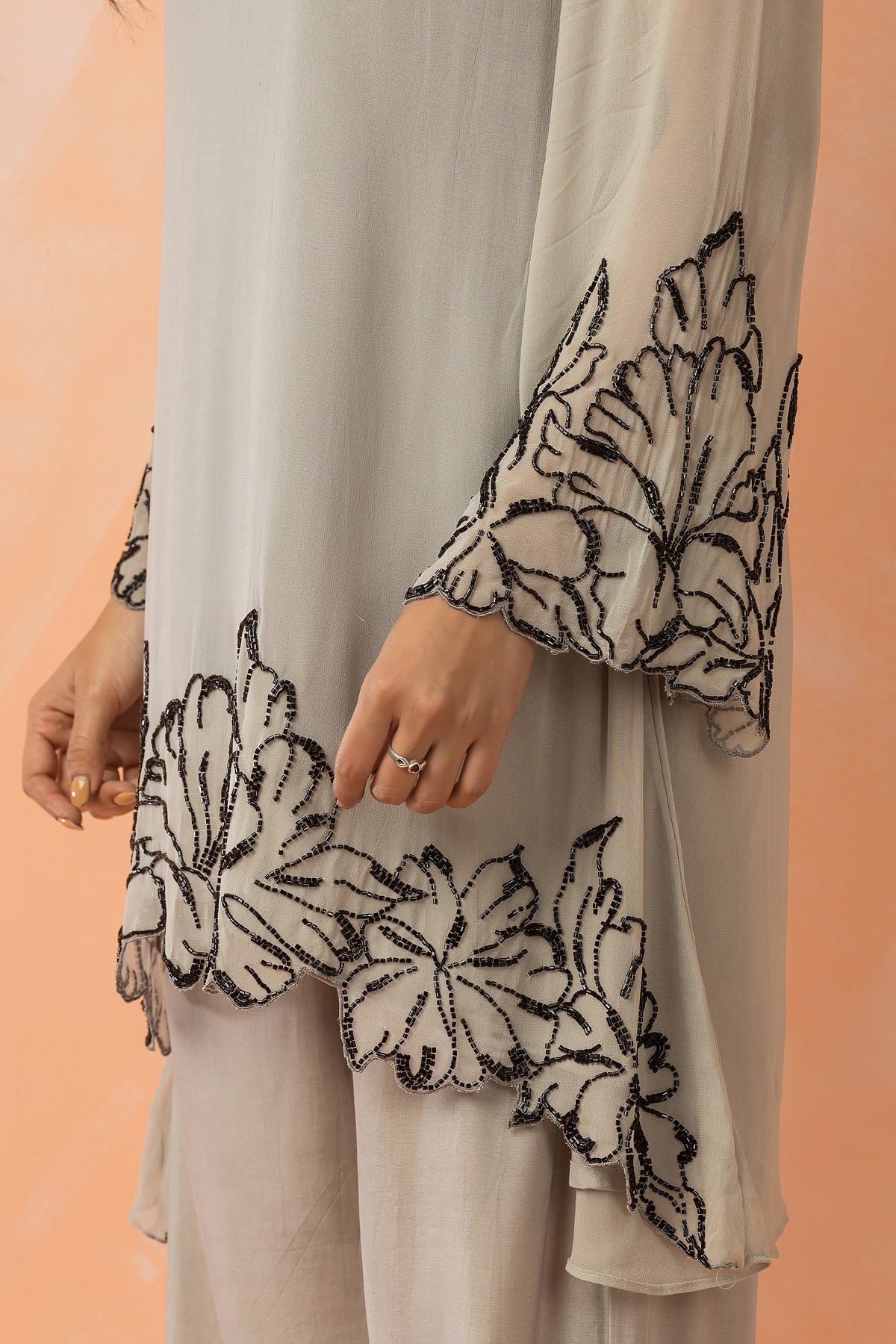 Hand Embroidered Co-Ord Set