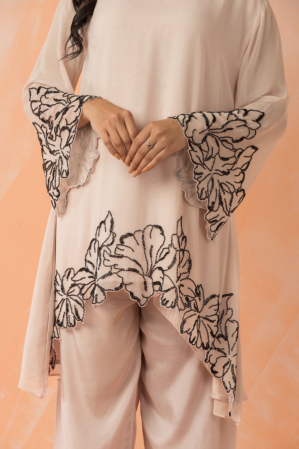 Hand Embroidered Co-Ord Set