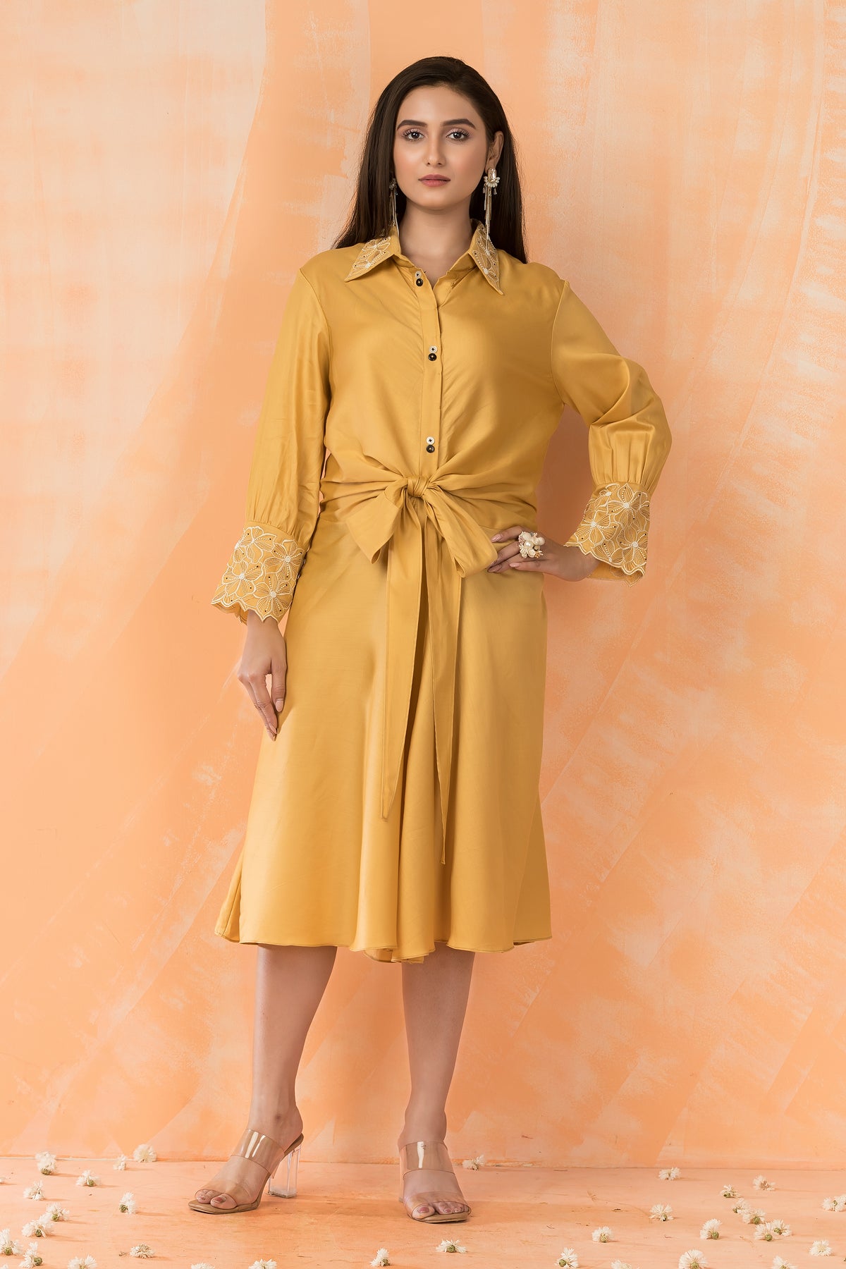 Knee Length Designer Dress