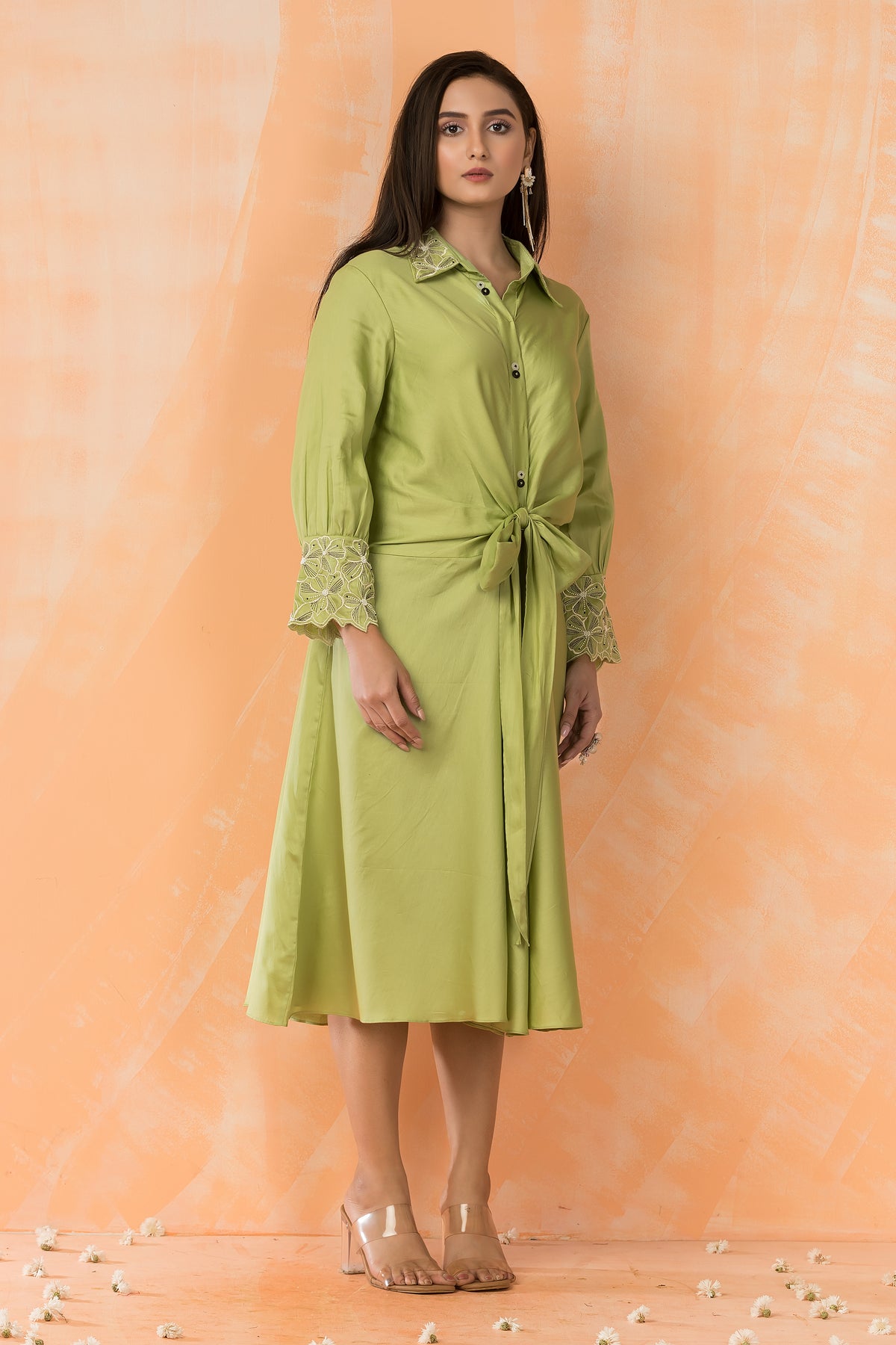 Knee Length Designer Dress