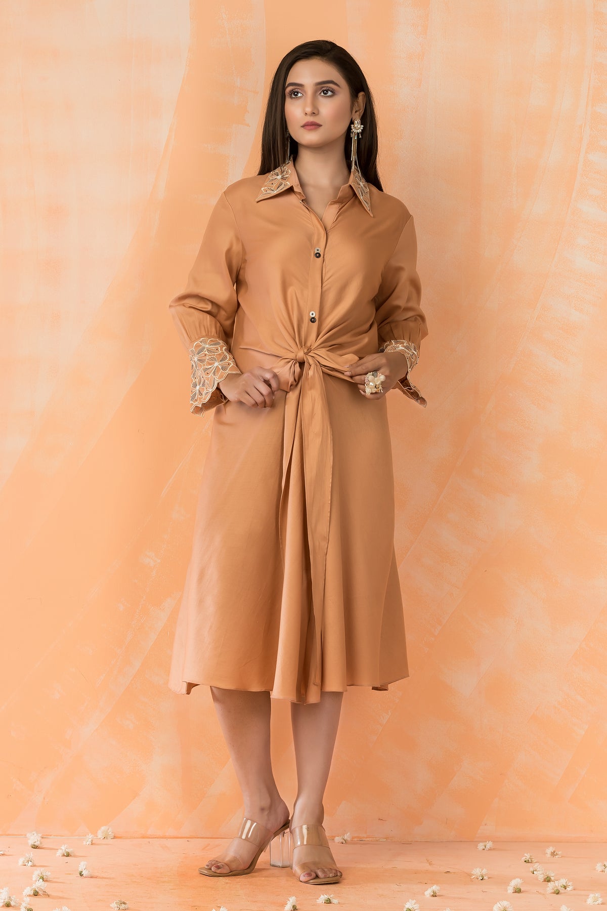 Knee Length Designer Dress