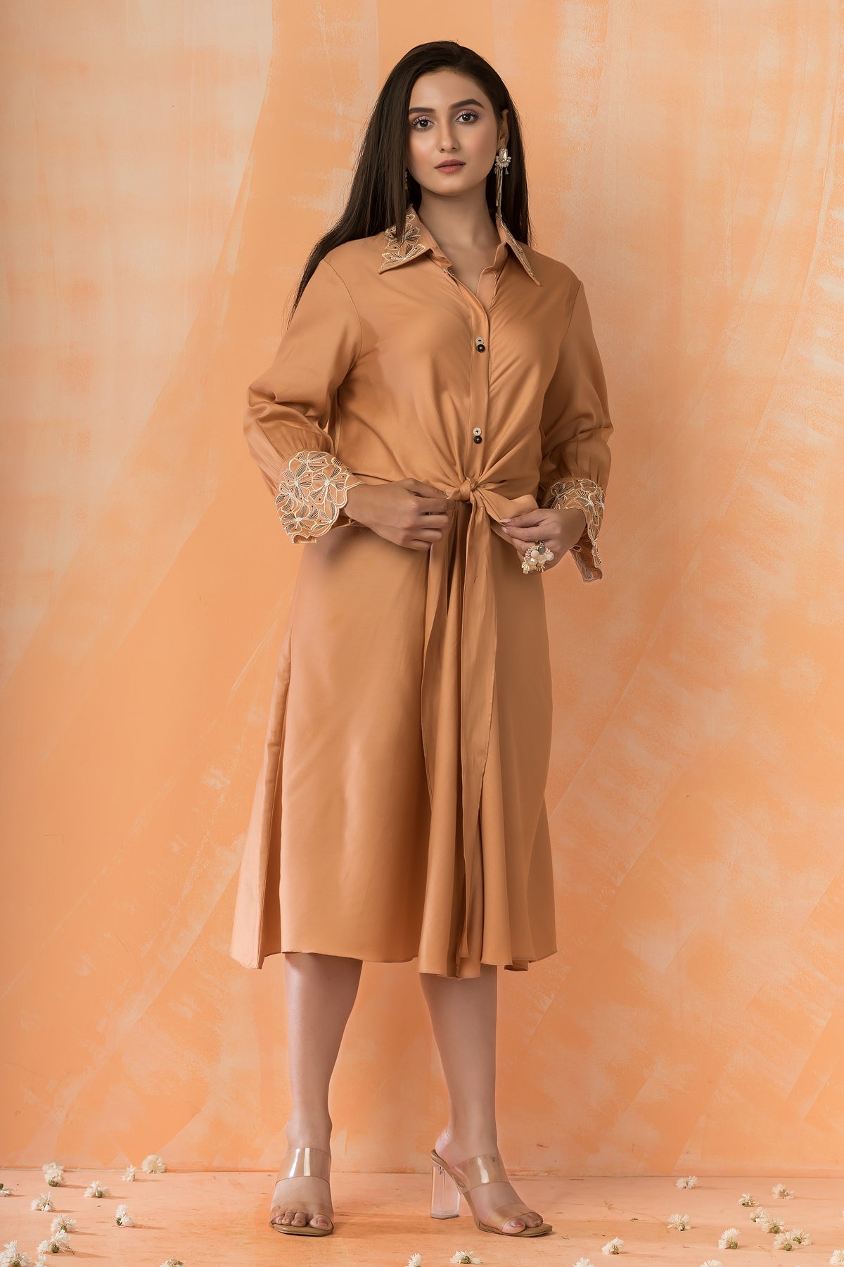 Knee Length Designer Dress