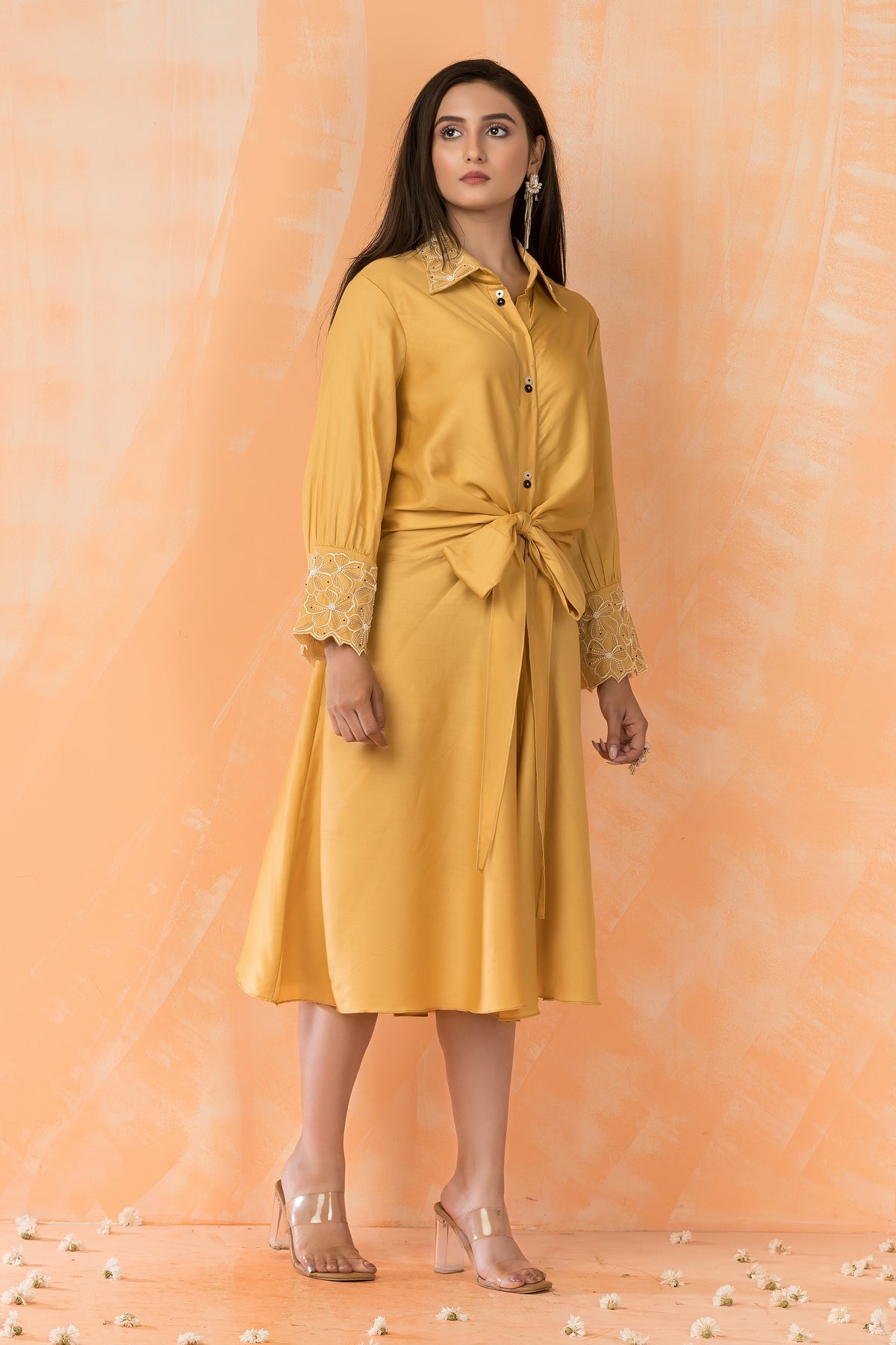 Knee Length Designer Dress