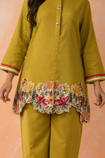 Embroidered Cotton Co-ord Set