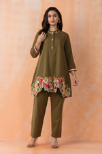 Embroidered Cotton Co-ord Set