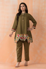 Embroidered Cotton Co-ord Set