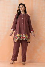 Embroidered Cotton Co-ord Set