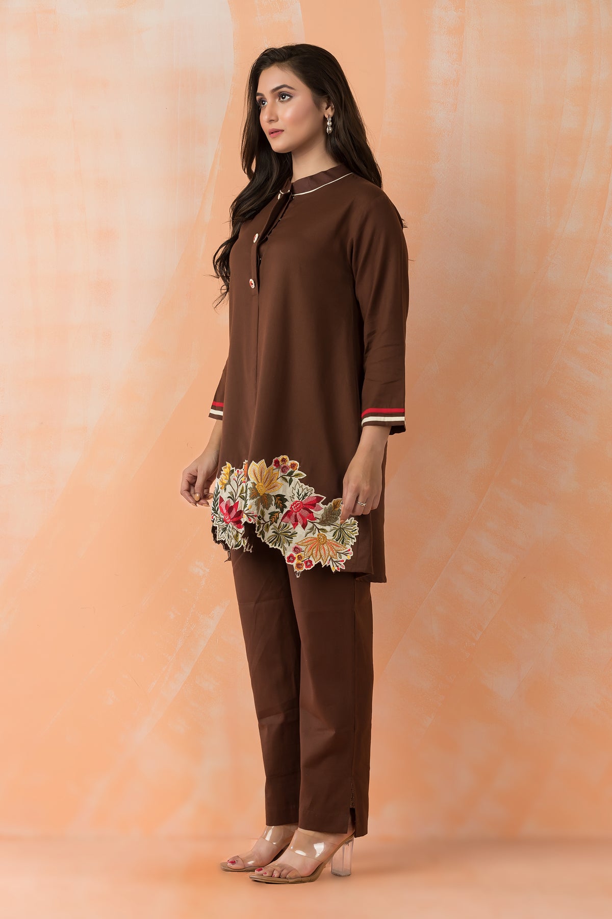 Embroidered Cotton Co-ord Set