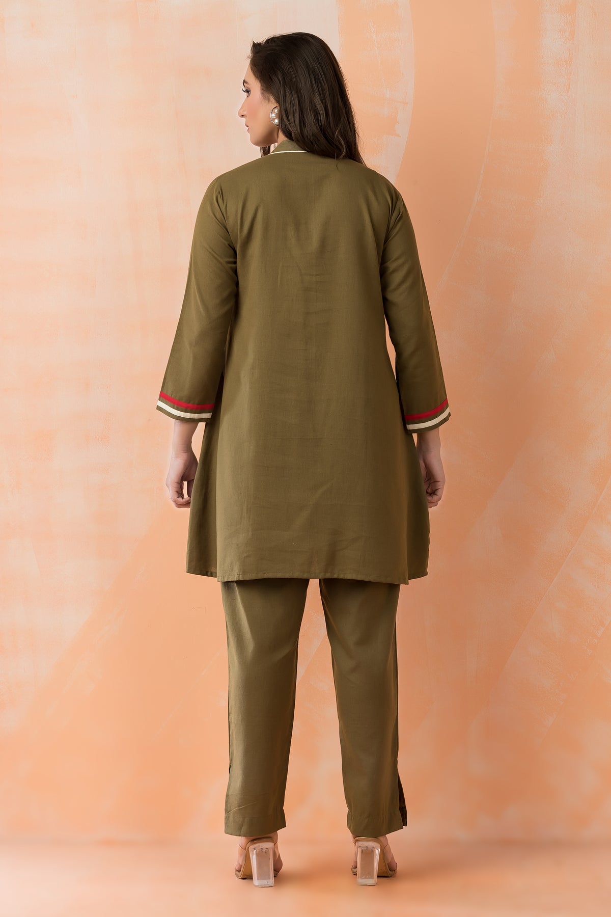 Embroidered Cotton Co-ord Set