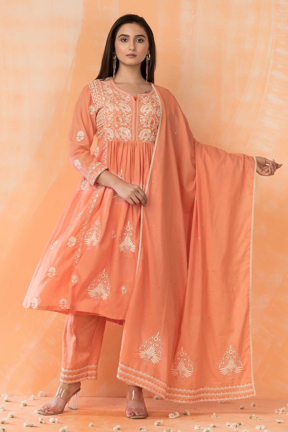 Chikankari Three piece Salwar Suit
