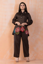 Embroidered Cotton Co-ord Set