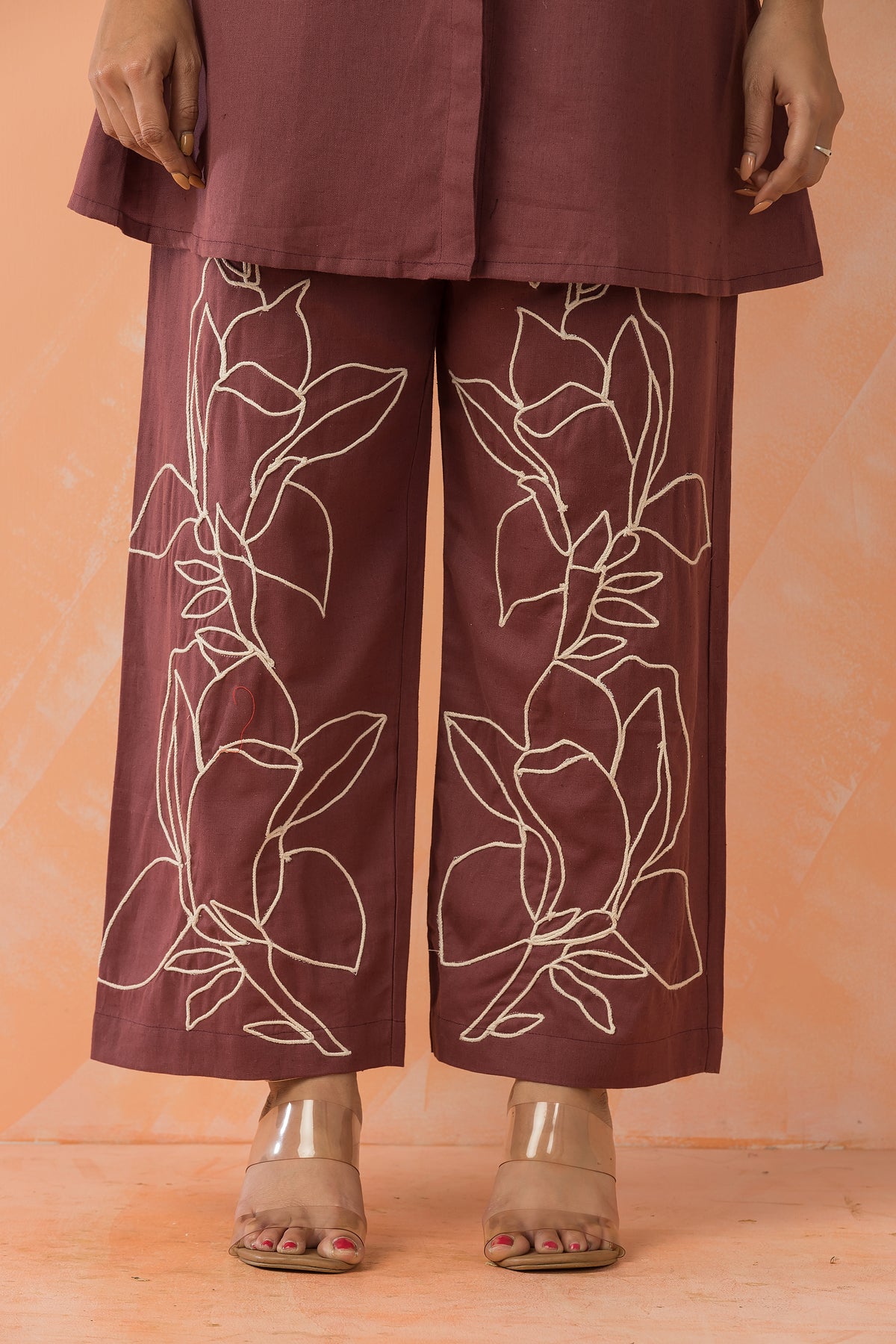 Embroidered Cotton Co-ord Set