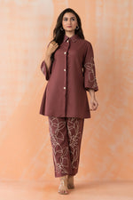 Embroidered Cotton Co-ord Set