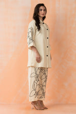 Embroidered Cotton Co-ord Set