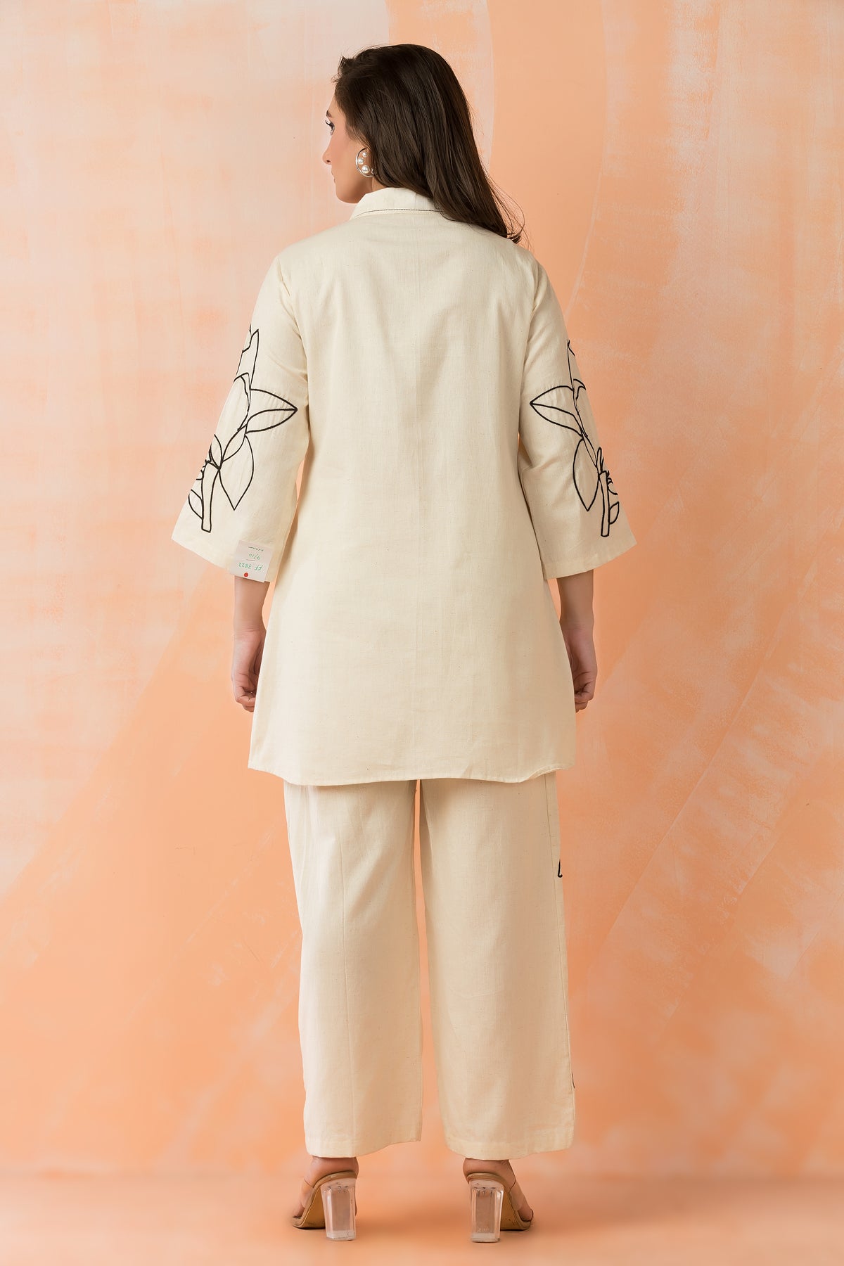 Embroidered Cotton Co-ord Set