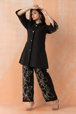 Embroidered Cotton Co-ord Set