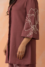 Embroidered Cotton Co-ord Set