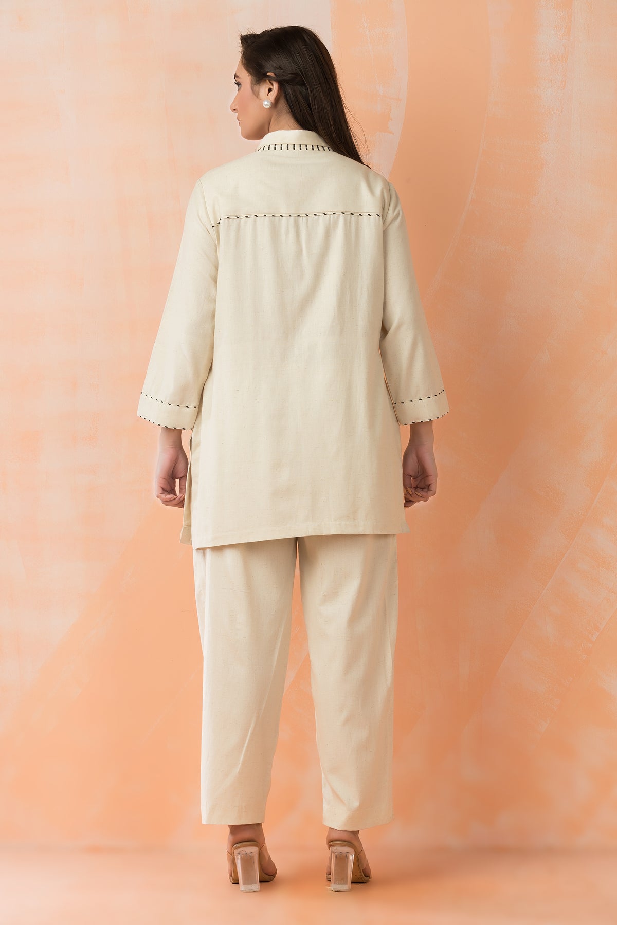 Embroidered Cotton Co-ord Set