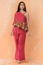 Designer Off Shoulder Top and Palazzo Pant Set