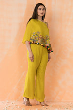 Designer Off Shoulder Top and Palazzo Pant Set