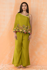 Designer Off Shoulder Top and Palazzo Pant Set