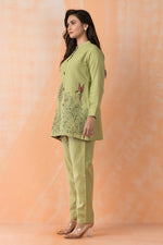 Embroidered Cotton Co-ord Set