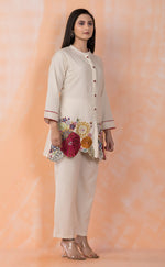 Embroidered Cotton Co-ord Set