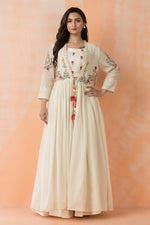 Three piece Designer Dress with Jacket