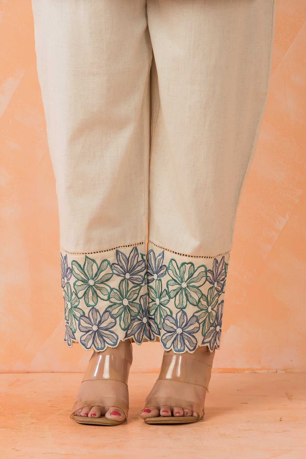 Embroidered Cotton Co-ord Set