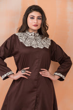 Embroidered Zam Silk Co-ord Set