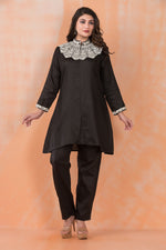 Embroidered Zam Silk Co-ord Set