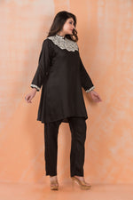 Embroidered Zam Silk Co-ord Set