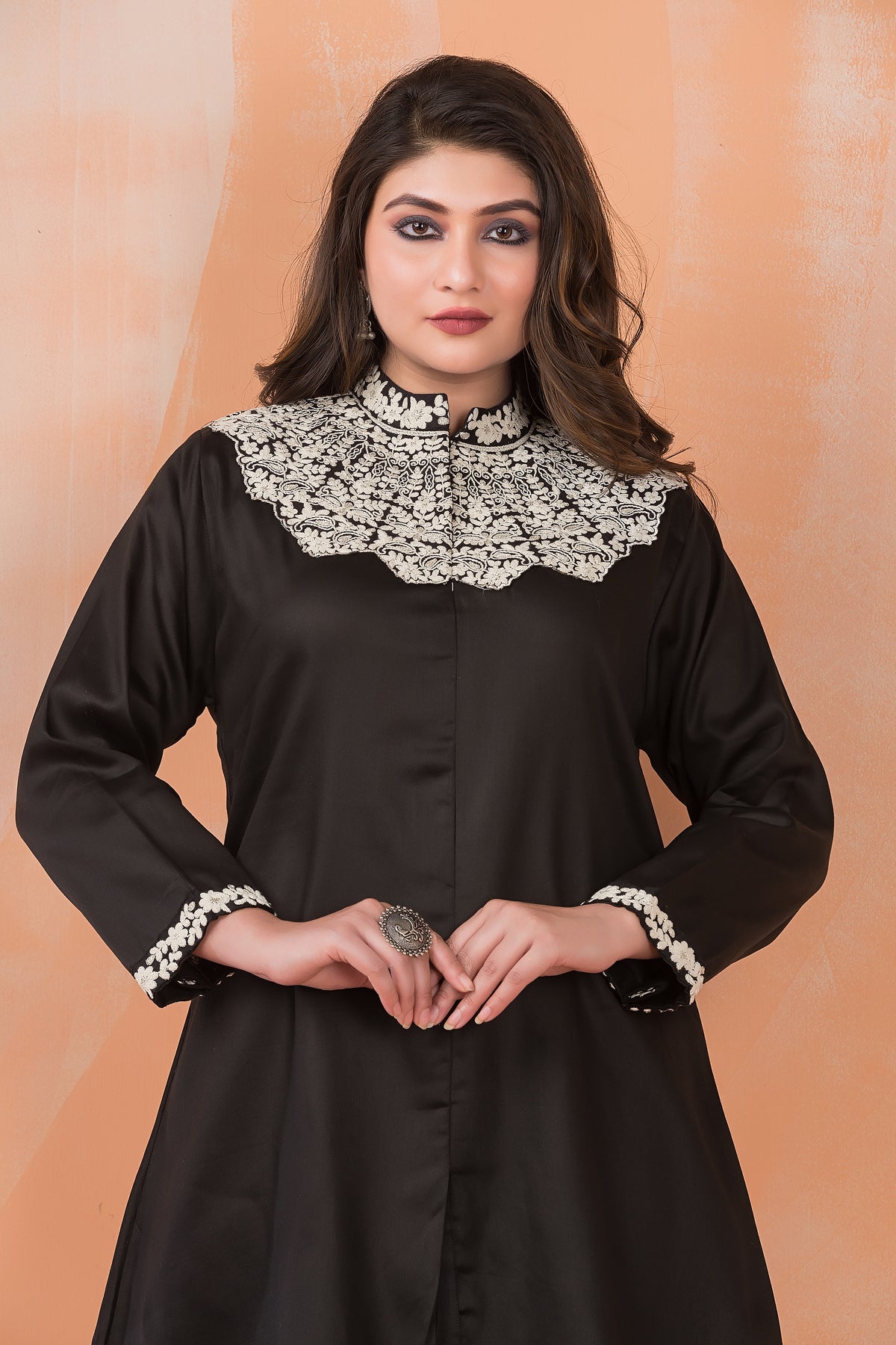 Embroidered Zam Silk Co-ord Set