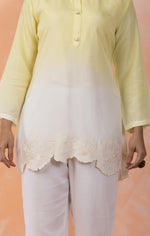 Embroidered Silk Co-ord Set