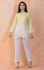 Embroidered Silk Co-ord Set