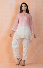 Embroidered Silk Co-ord Set