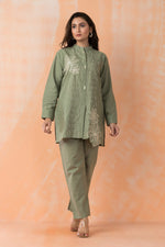 Embroidered Cotton Co-ord Set