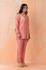 Embroidered Cotton Co-ord Set