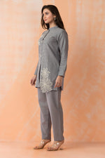 Embroidered Cotton Co-ord Set