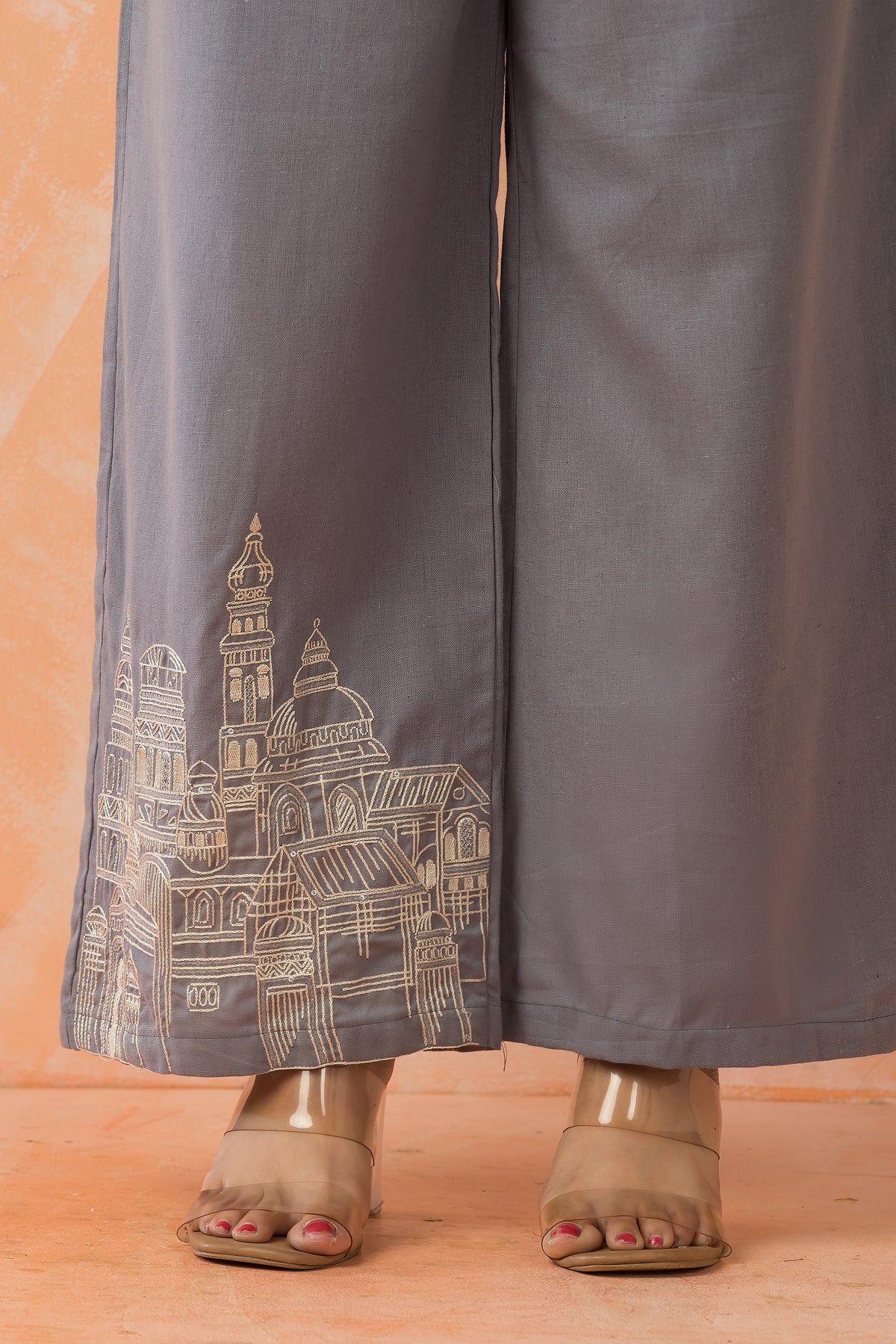 Embroidered Cotton Co-ord Set