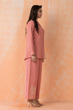 Embroidered Cotton Co-ord Set